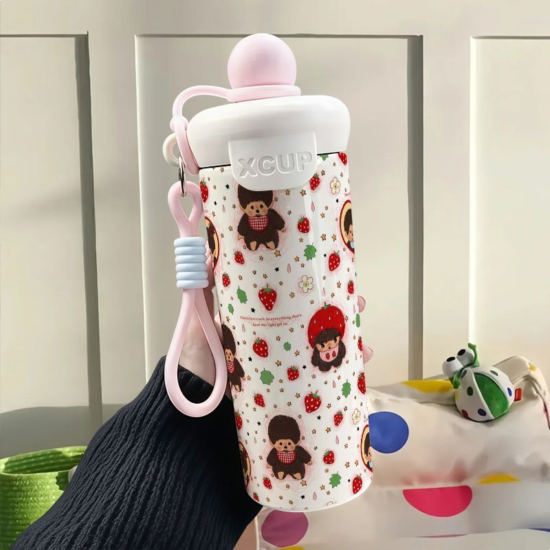 Monchhichi Cute Graffiti Stain - Stainless Steel Straw recension och pris