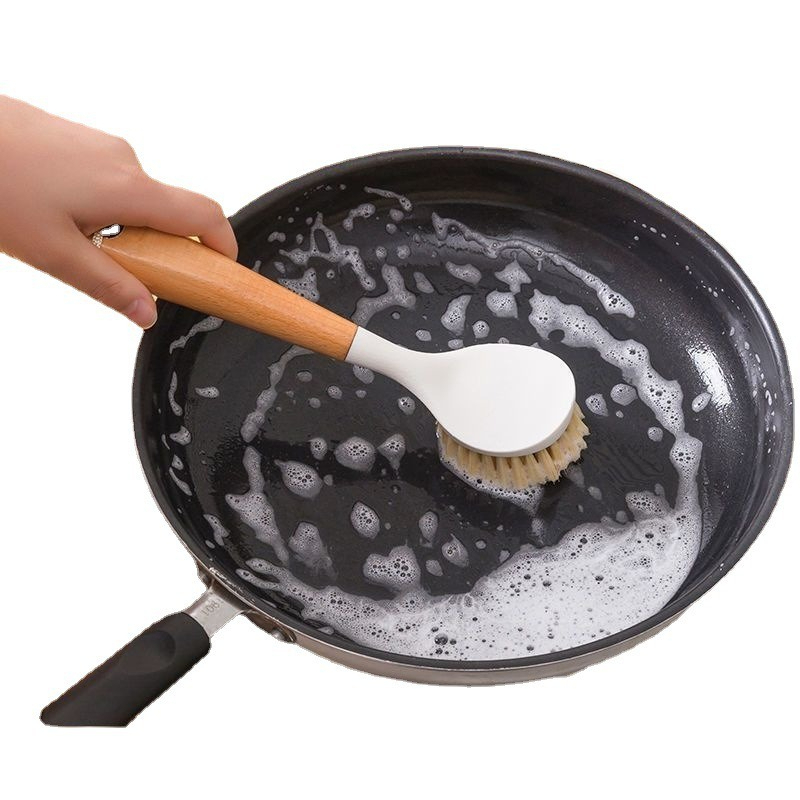 1PCS Bamboo Handle Kitchen Dis - Dish Brush Bamboo recension och pris