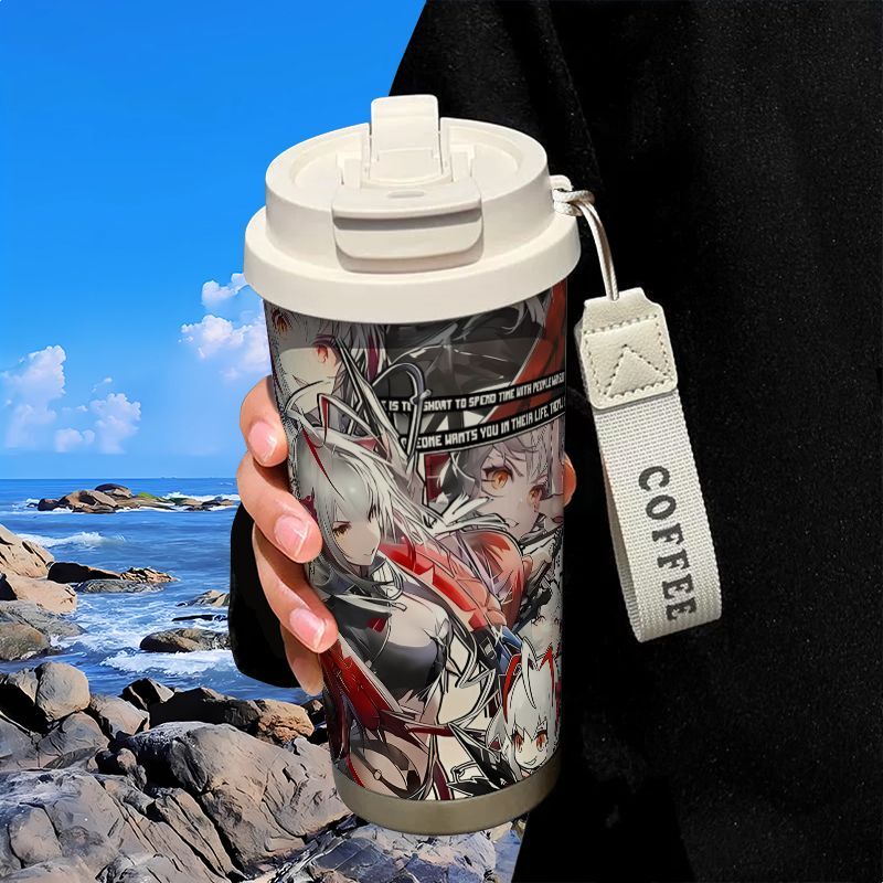 520ml Cute Creative Water Bott - Stainless Steel Straw recension och pris