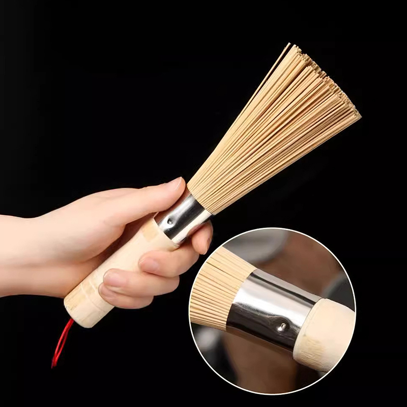 Natural Bamboo Pot Brush Long  - Dish Brush Bamboo recension och pris