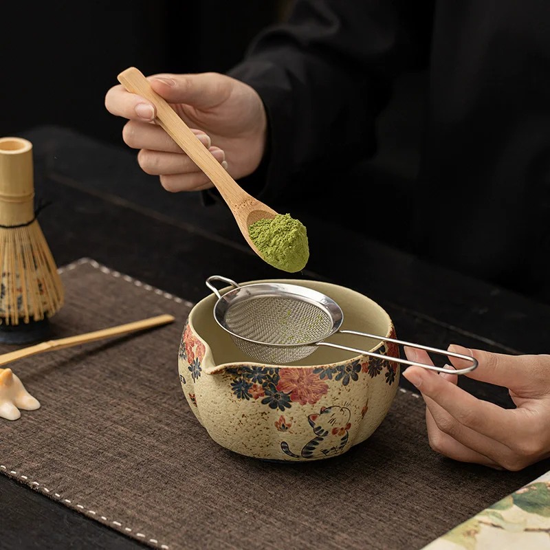8PCS Japanese Flint red Matcha - Dish Brush Bamboo recension och pris